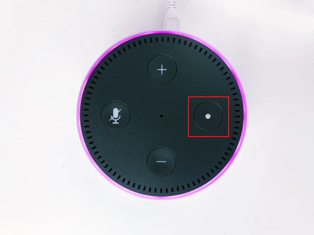 Aktionsschaltfläche in Amazon Echo Dot
