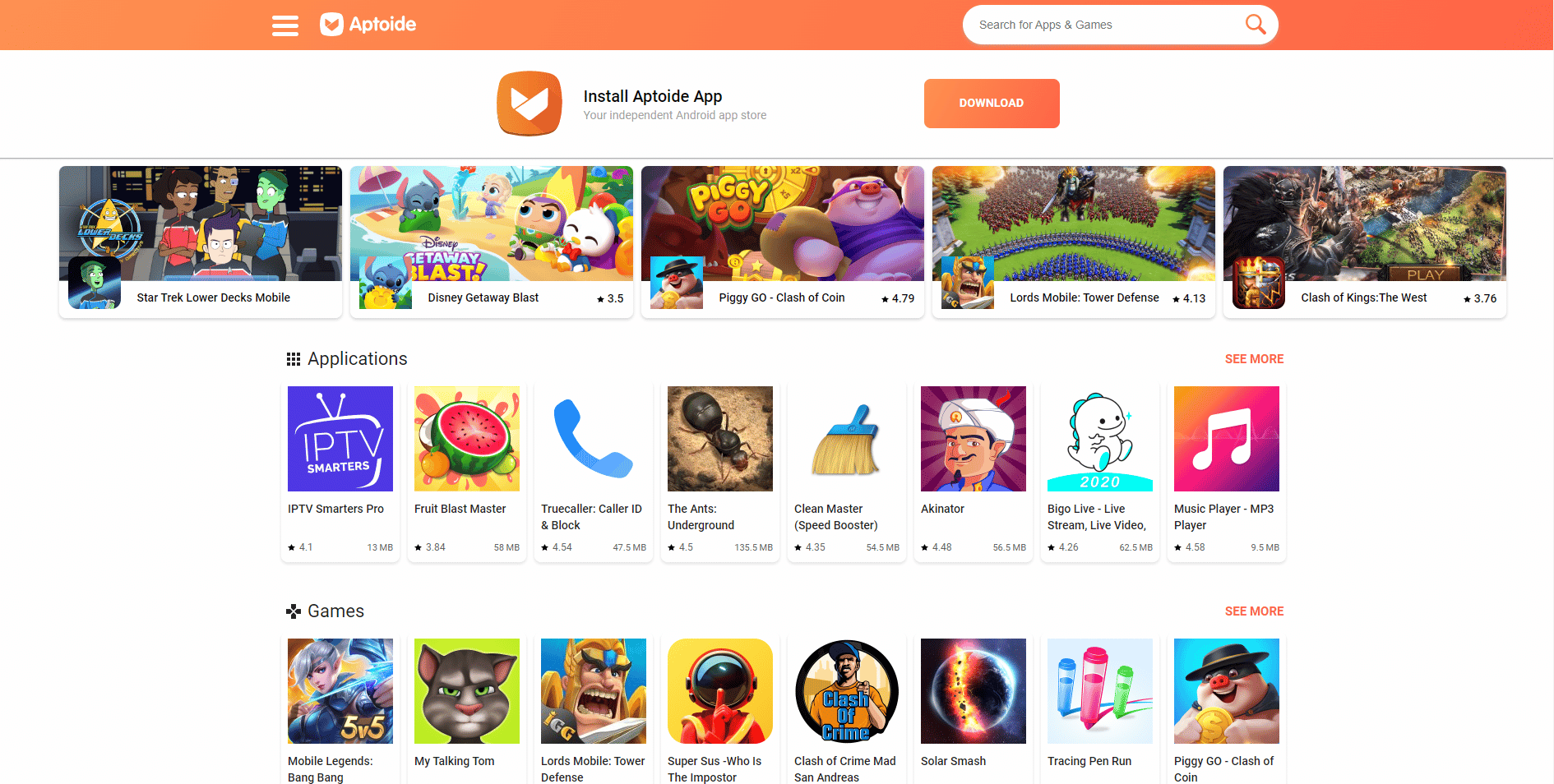 Aptoid. Top 27 najlepszych nielegalnych aplikacji na Androida nie w Sklepie Play