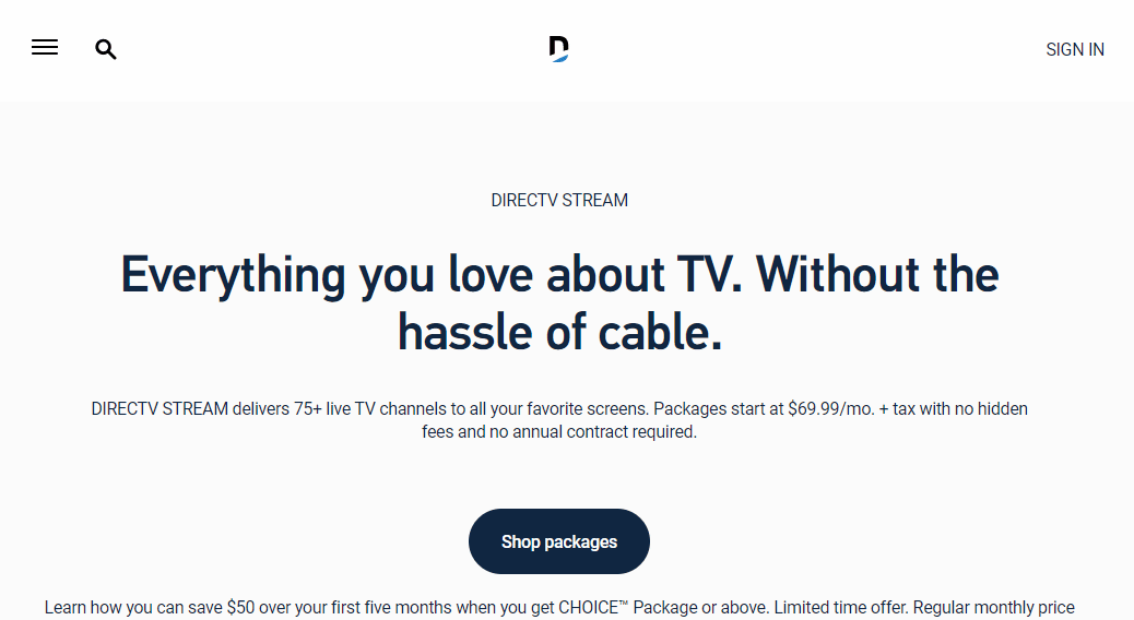 FLUSSO DIRETTO. Come accedere al tuo account DIRECTV Now