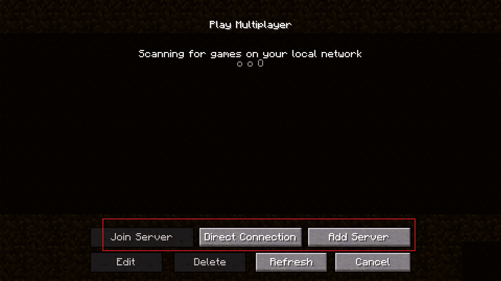 alăturați-vă sau adăugați serverul minecraft