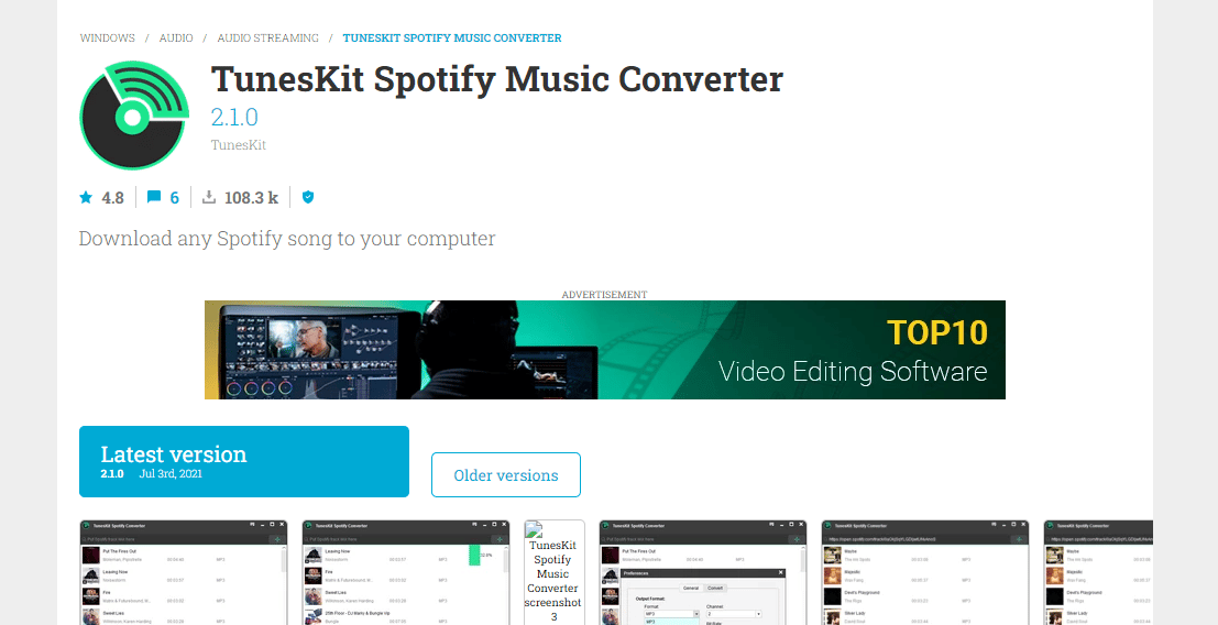 TunesKit Spotify Müzik Dönüştürücü. En İyi Spotify Çalma Listesi İndiricileri
