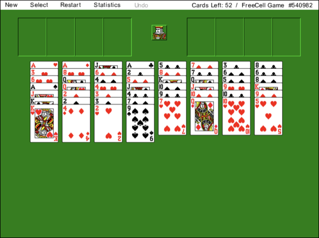 Браузерная игра FreeCell.io