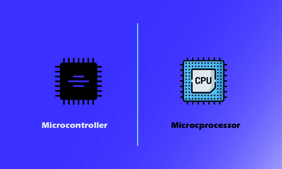 Qual è la differenza tra microprocessore e microcontrollore?