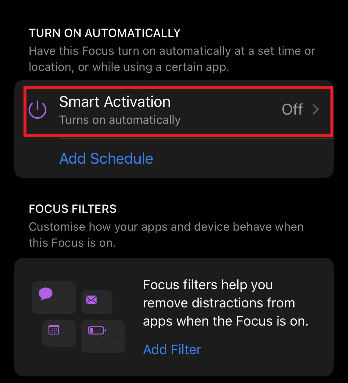 Smart Activation オプションを自動的にオンにします。 iOS 15 で「とにかく通知」とはどういう意味ですか?