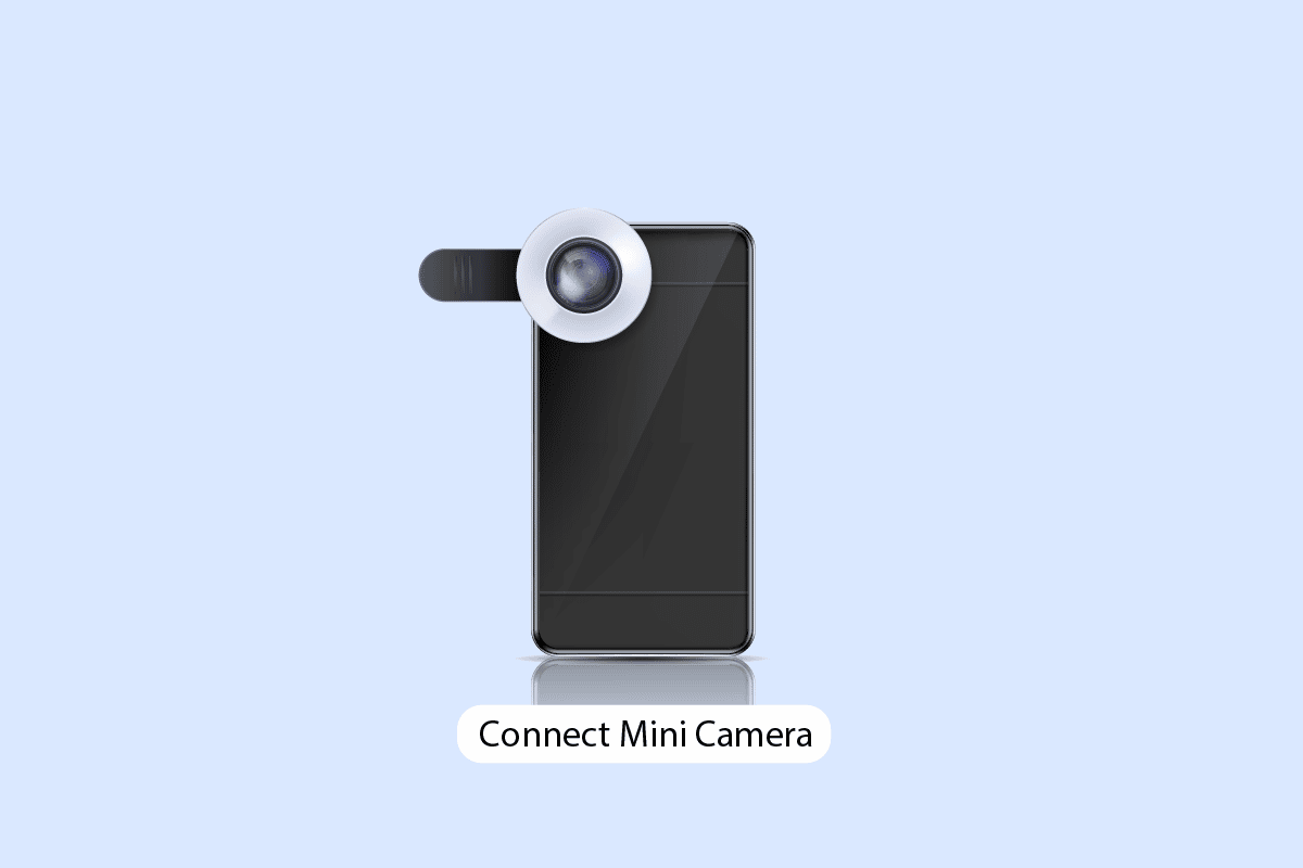Como você conecta sua mini câmera ao seu telefone
