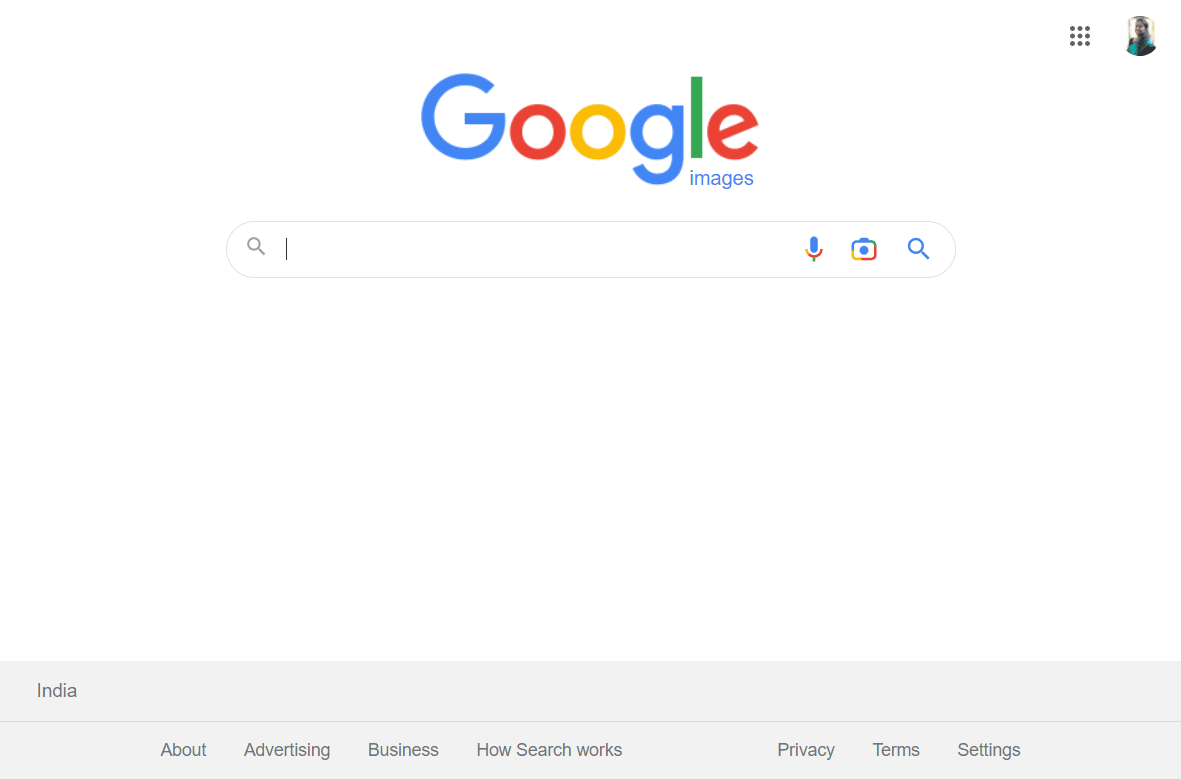 Google 이미지 웹페이지