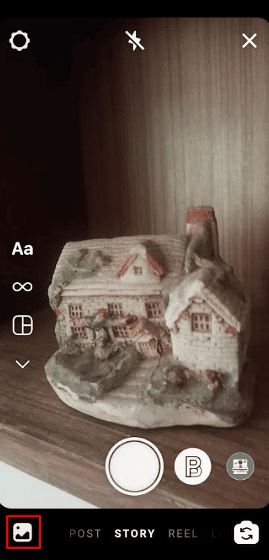 Tocca l'icona della Galleria nell'angolo in basso a sinistra | guarda l'Instagram di qualcuno a loro insaputa