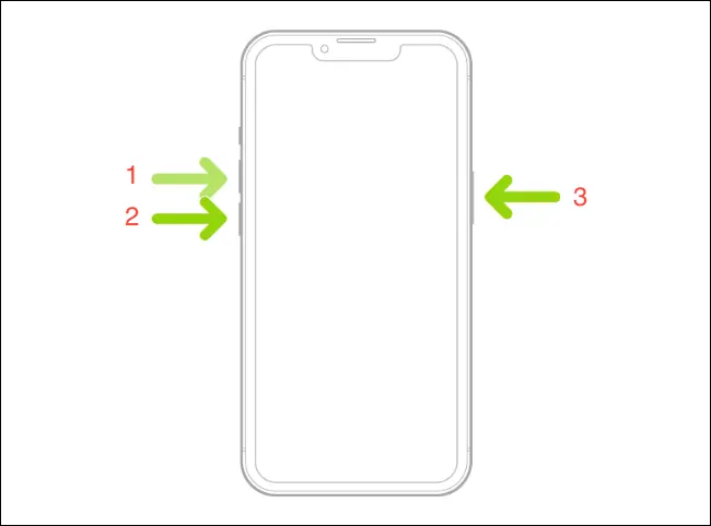 บังคับให้รีสตาร์ท iPhone X, 8, SE (2020) หรือใหม่กว่า
