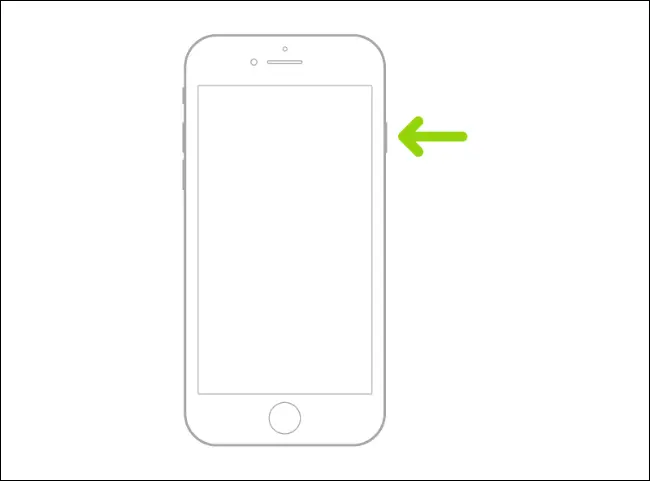 รีสตาร์ท iPhone 6s, SE (2017) หรือต่ำกว่า