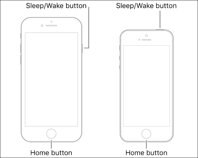 บังคับให้รีสตาร์ท iPhone 6s และรุ่นก่อนหน้า