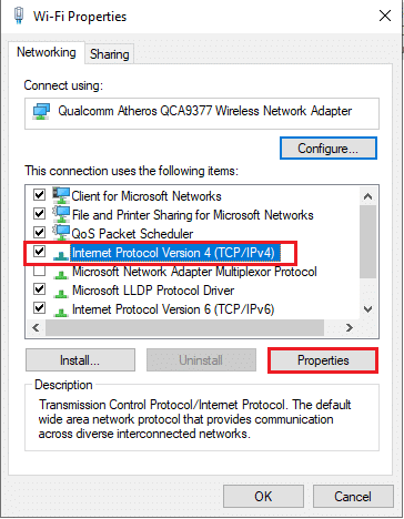 Protocole Internet Version 4 TCP IPv4