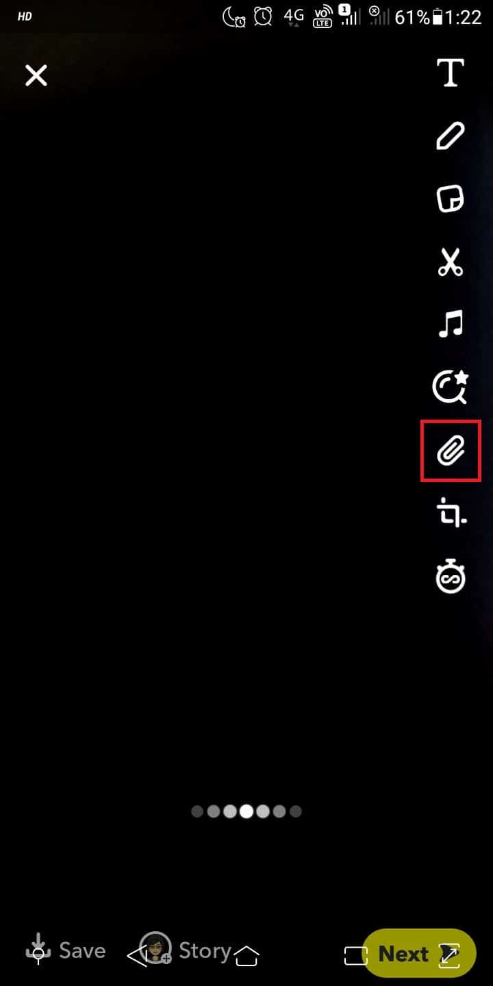 Ambil snap dan ketuk ikon pin.