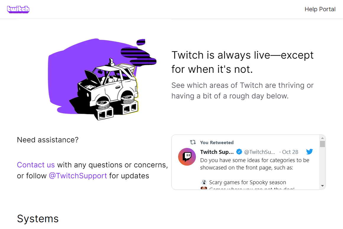 Twitter sunucu sayfası. Twitch avatar boyutu nasıl düzeltilir