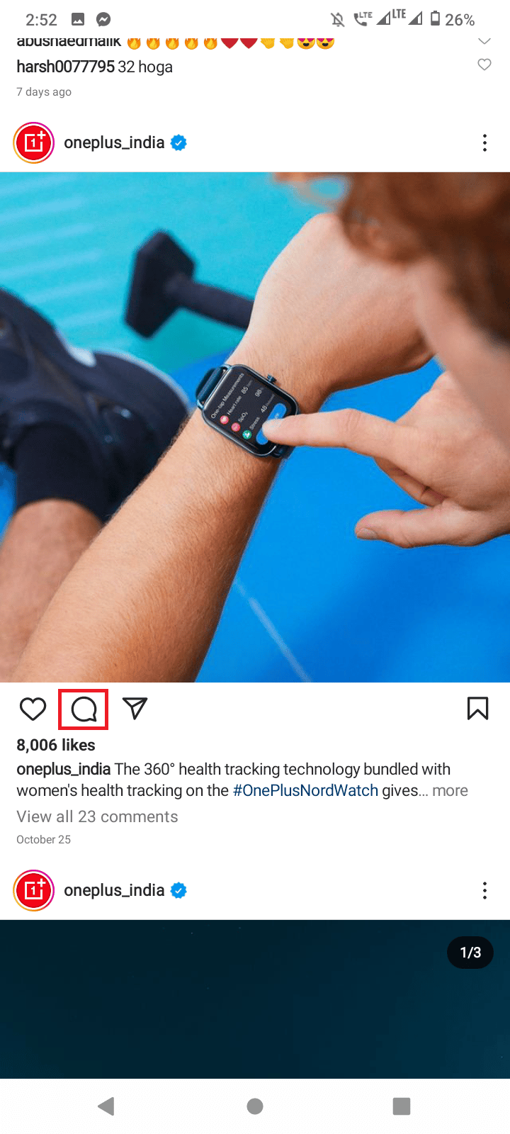 dotknij ikony komentarza. Jak zobaczyć, co ktoś lubi na Instagramie?