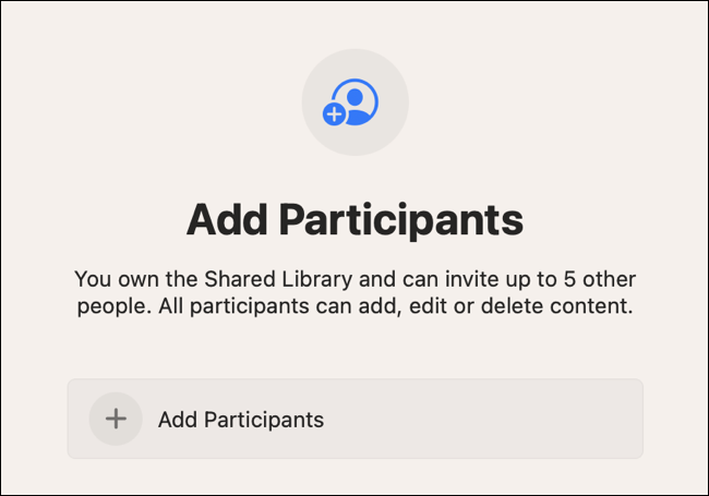 在 Mac 上将参与者添加到 iCloud 共享照片库