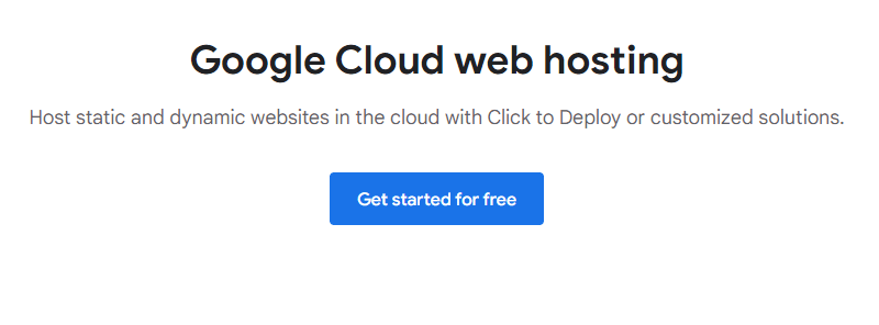 găzduire în cloud google