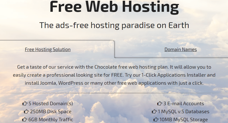 freehostia. 17 cele mai bune site-uri gratuite de găzduire și domenii