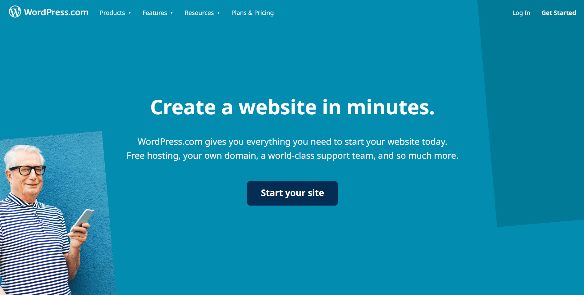 Sitio web WordPress.com
