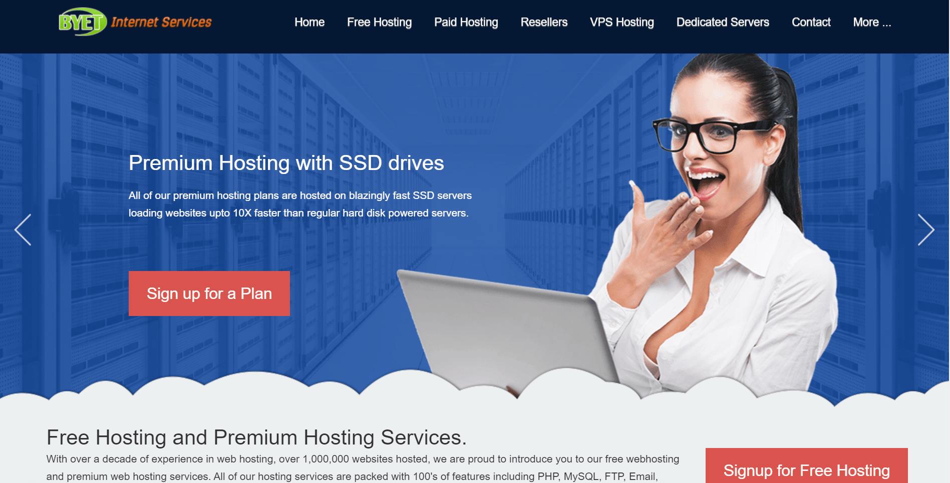 Byet servicios de internet