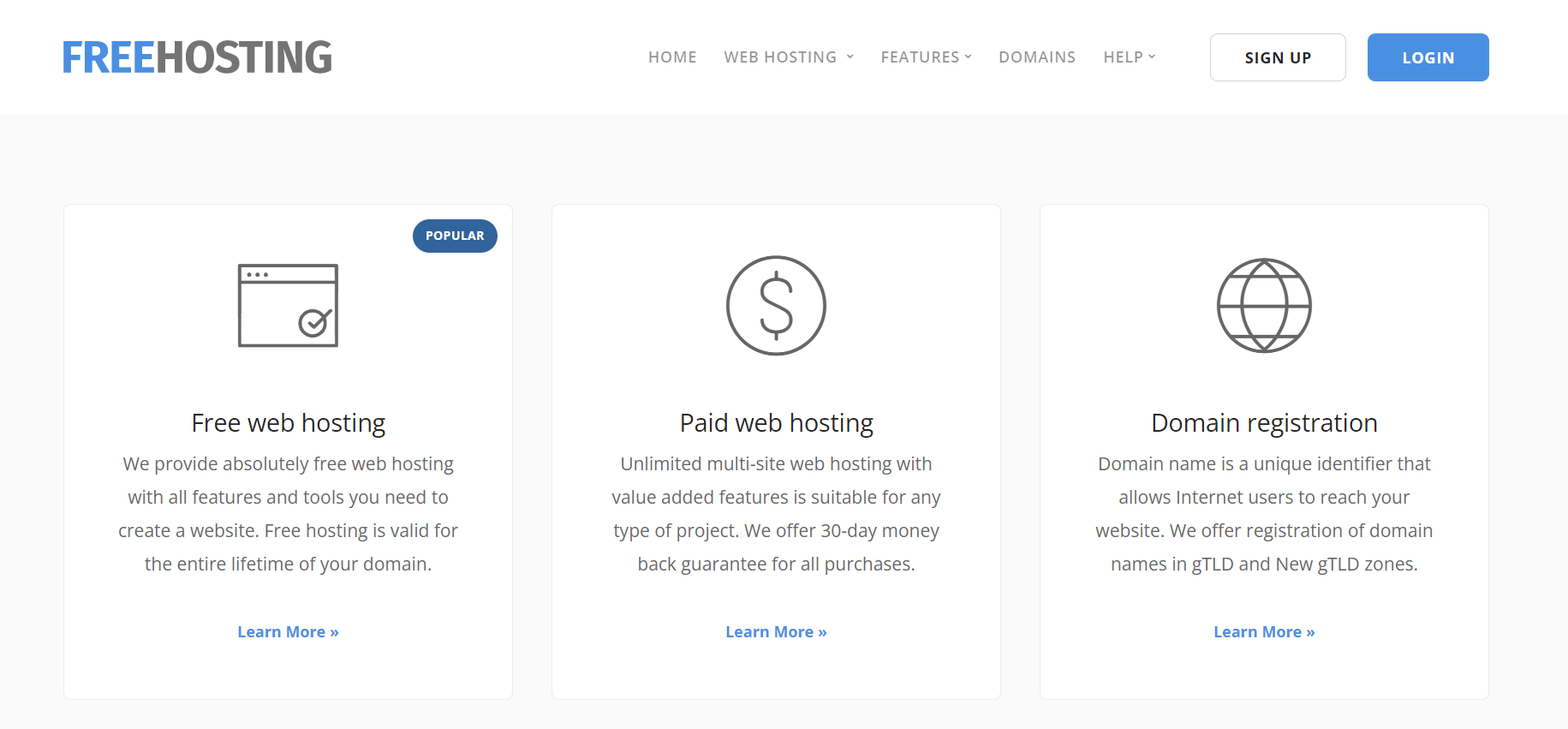 sitio web de alojamiento gratuito