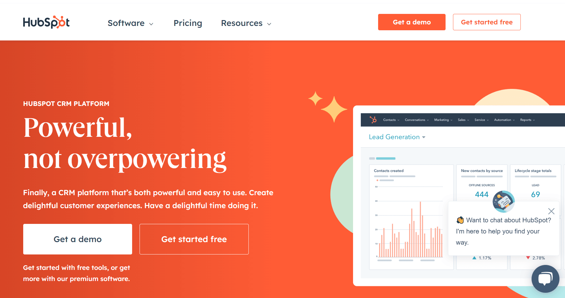 Sitio web de hubspot