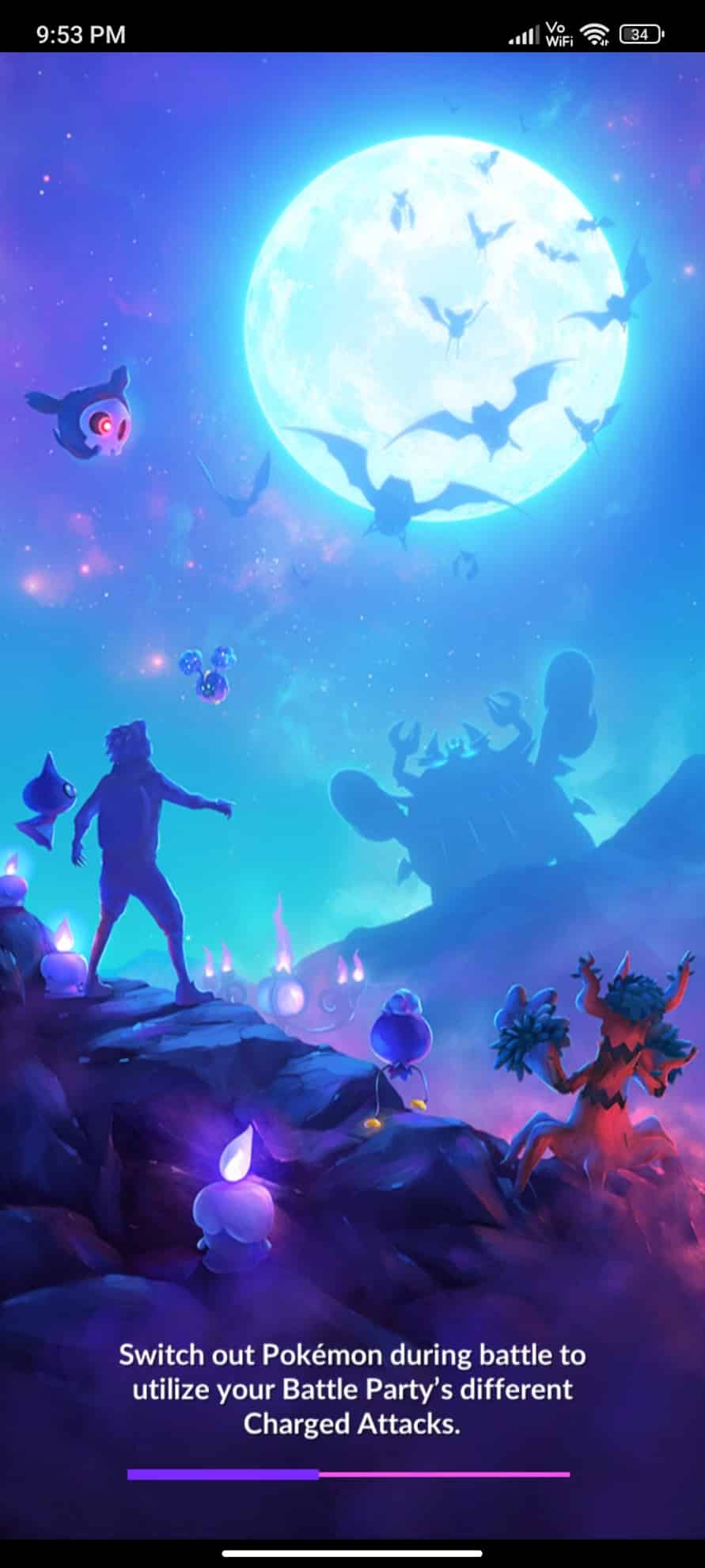 Buka aplikasi game Pokemon Go di ponsel Anda