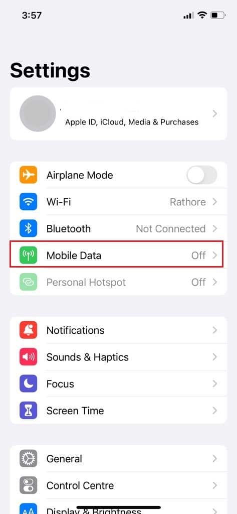 移動數據設置 iphone