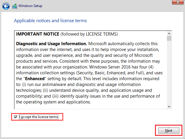 Centang I accept the license terms lalu klik Next. Perbaiki Windows Terus Meminta Kesalahan Kredensial Saya