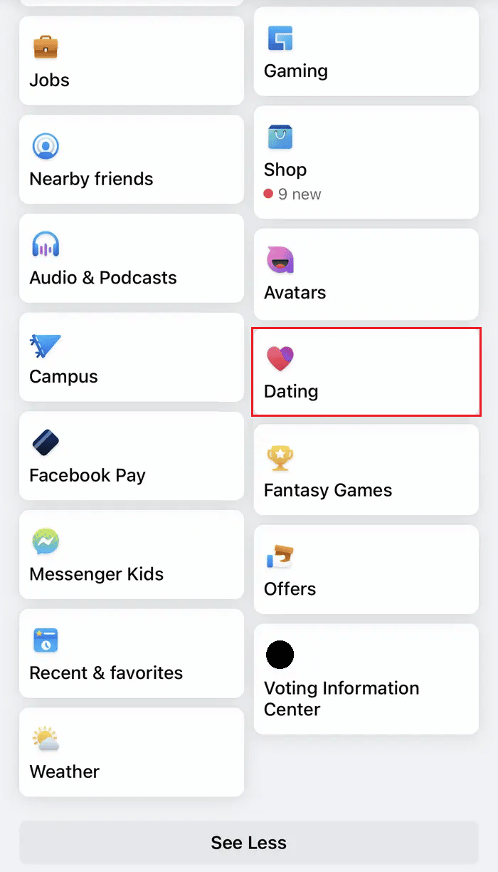 Facebook-Dating