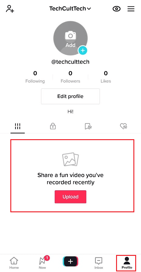 علامة تبويب الملف الشخصي - مقاطع الفيديو الموسيقية القديمة الخاصة بك | الوصول إلى حساب Musical.ly القديم