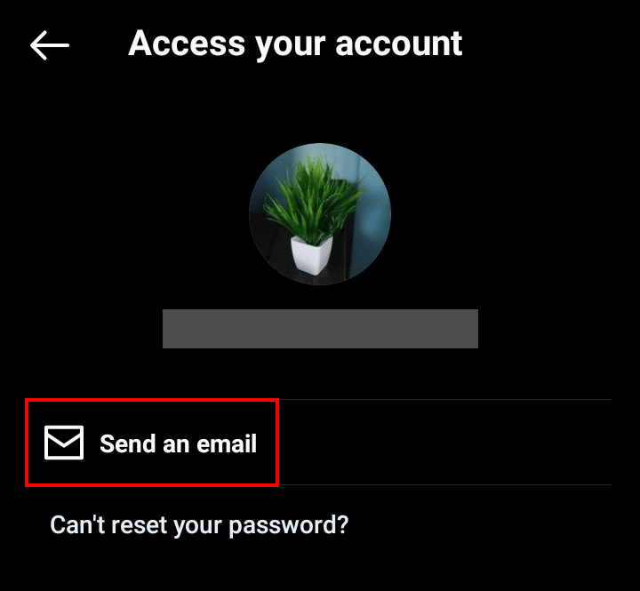 E-posta gönder seçeneğine dokunun.