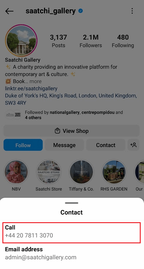 Temukan nomor telepon di bagian Panggilan