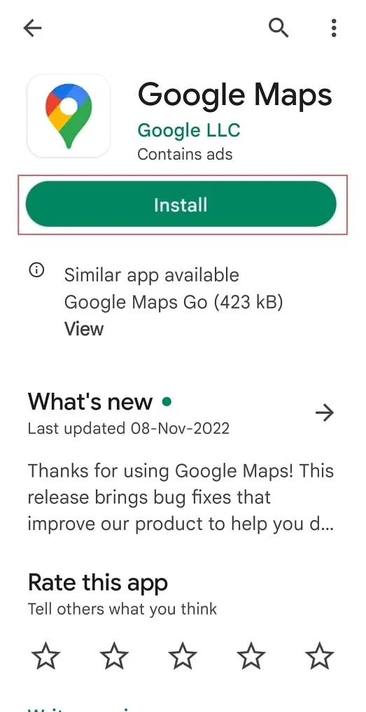 instalar Google Maps