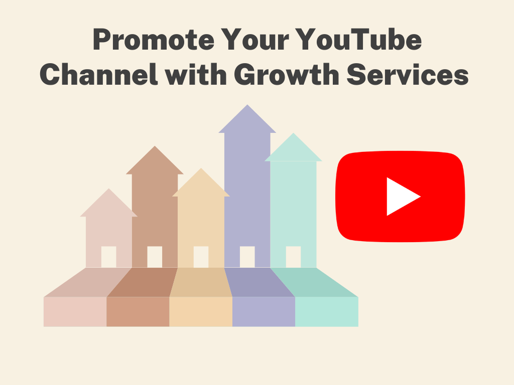 成長サービスで YouTube チャンネルを宣伝する