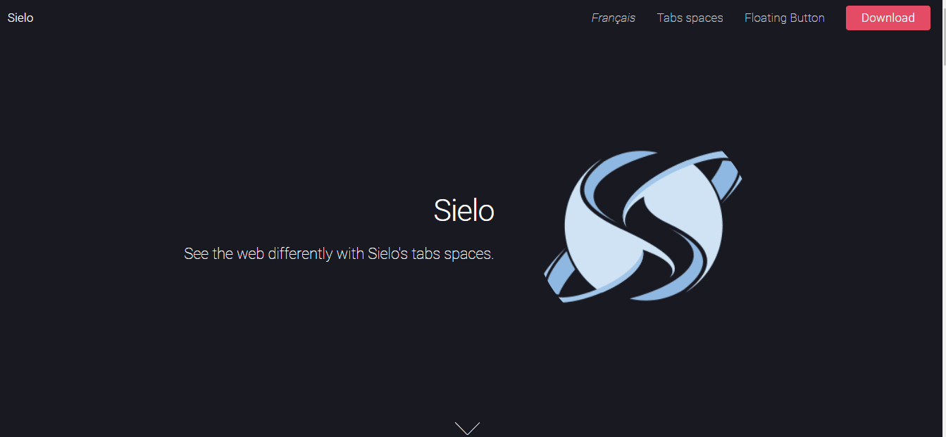 Sielo 브라우저 공식 웹사이트