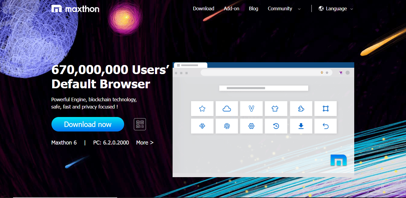 Maxthon Browser 공식 웹사이트