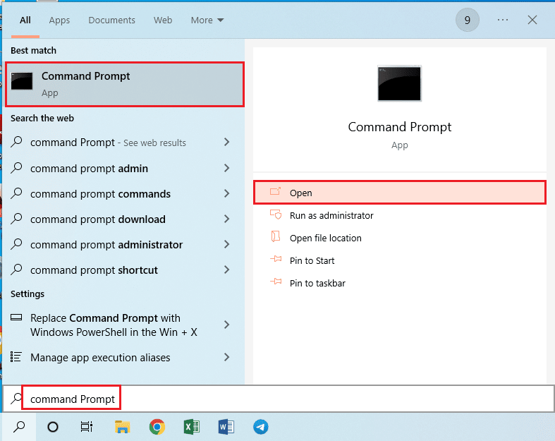luncurkan Prompt Perintah