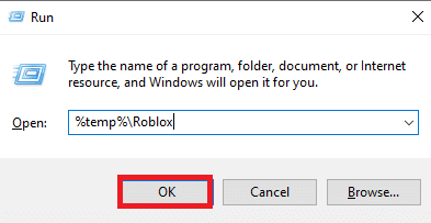 ketik %temp%\Roblox dan klik tombol OK. Perbaiki masalah di server web asal dan menjadi tidak dapat dijangkau