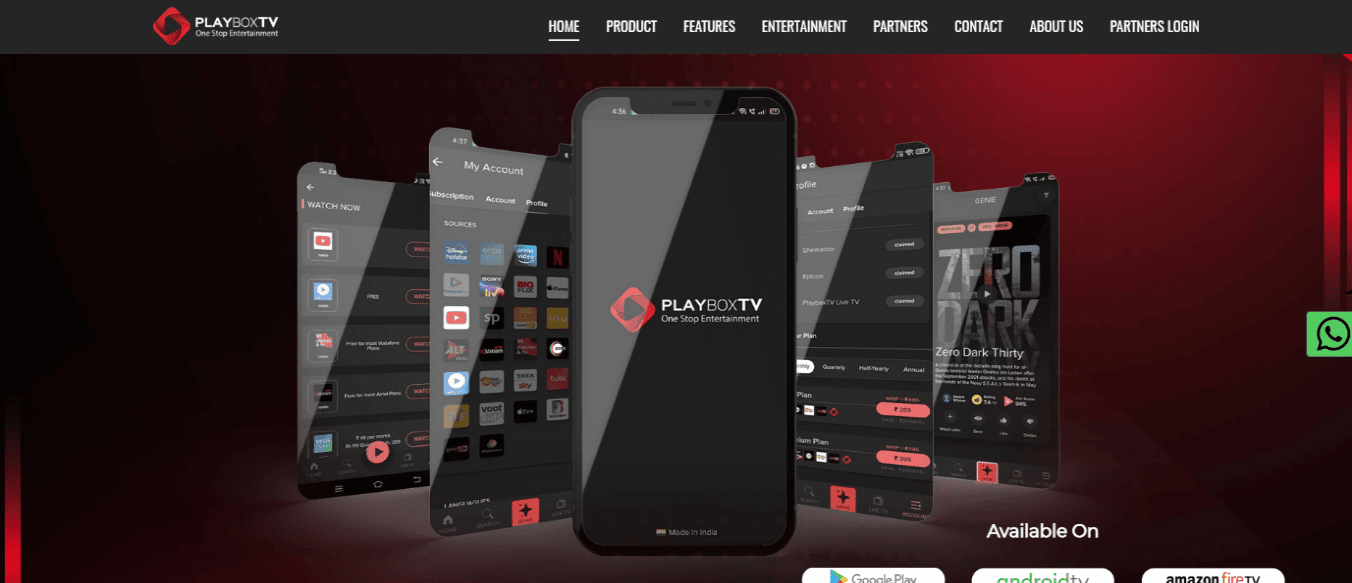 Página de inicio de la caja de juegos. Las 11 mejores alternativas de Showbox