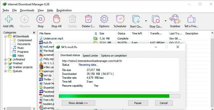 Administrador de descargas de Internet para Windows. 21 Mejor administrador de descargas para Windows 10