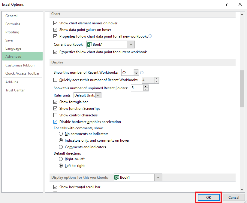 Değişiklikleri kaydetmek için Tamam'ı tıklayın. Windows 10'da Excel'i Yavaş Açacak Şekilde Düzeltin