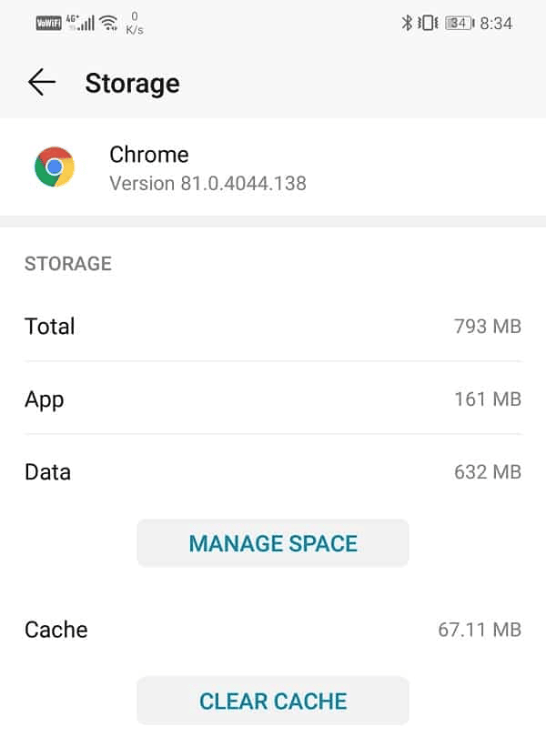 Cache und Daten löschen. 8 Möglichkeiten, um Android-Textnachrichten zu reparieren, die beim Herunterladen hängen bleiben