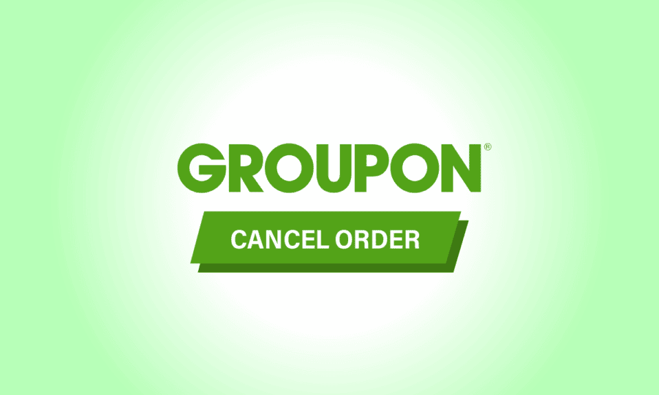 Jak anulować zamówienie Groupon