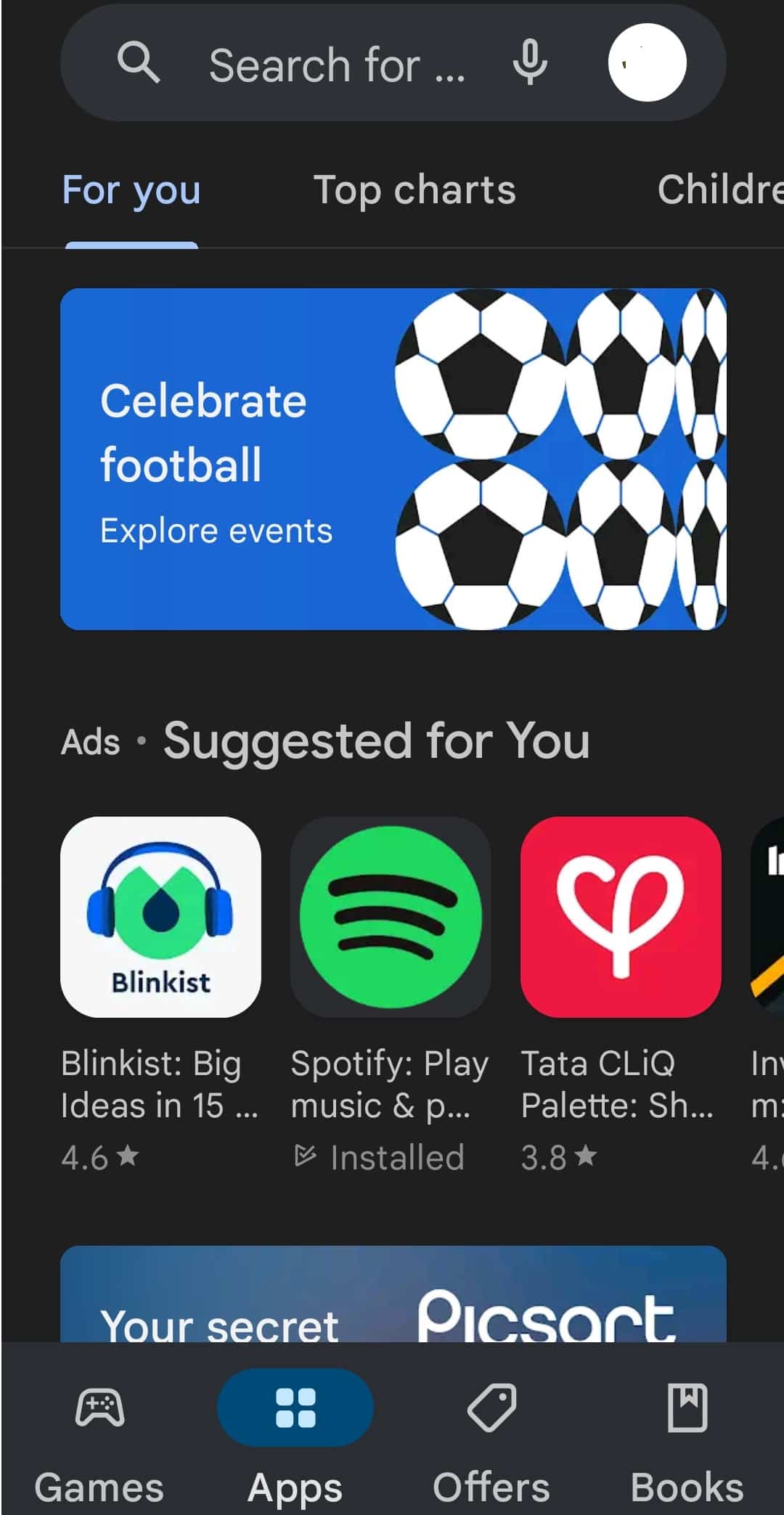 تطبيق Google PlayStore