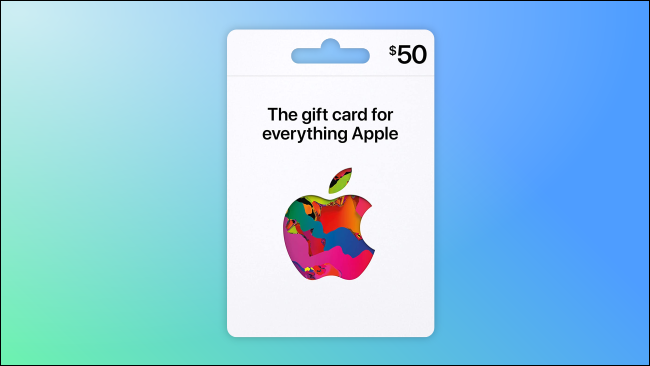 Apple Store 禮品卡。