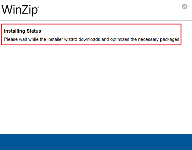WinZip のインストール
