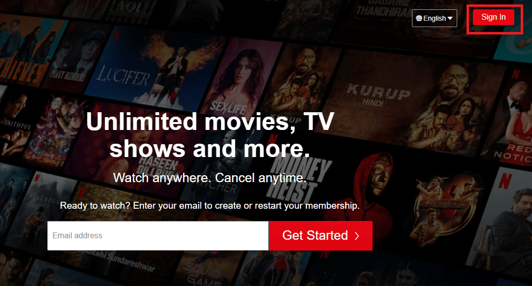 Clique em Entrar. 17 maneiras de consertar o Netflix que não está funcionando na Virgin Media