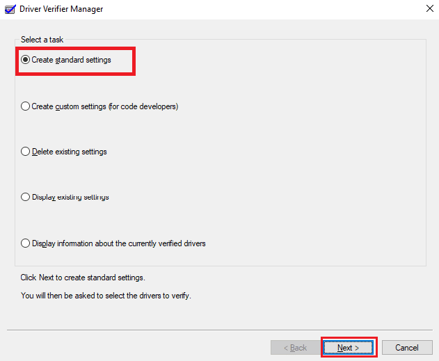 Standart ayarlar oluşturun. Windows 10 veya 11'de Sistem Hizmeti İstisnasını Düzeltin