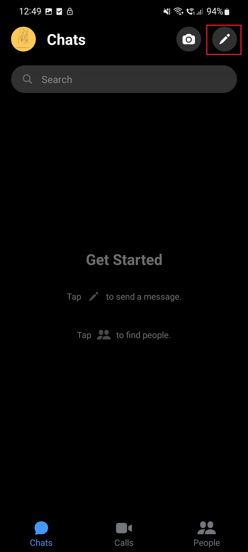 اضغط على أيقونة القلم. | كيفية التوصية بالأصدقاء على Facebook