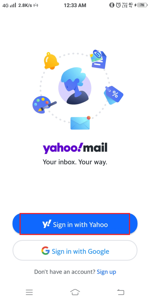 Accedi al tuo account Yahoo Mail. Risolto il problema con la posta di yahoo che smetteva di mostrare le immagini